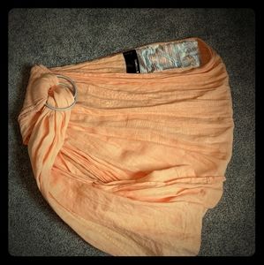 Linen baby ring sling